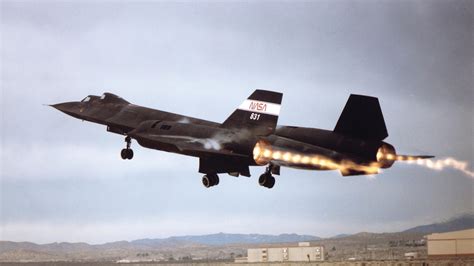 SR-71 Blackbird taking off for its final flight